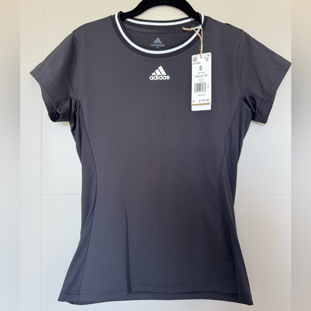 Adidas Women's Black Short Sleeve Freelift Tee